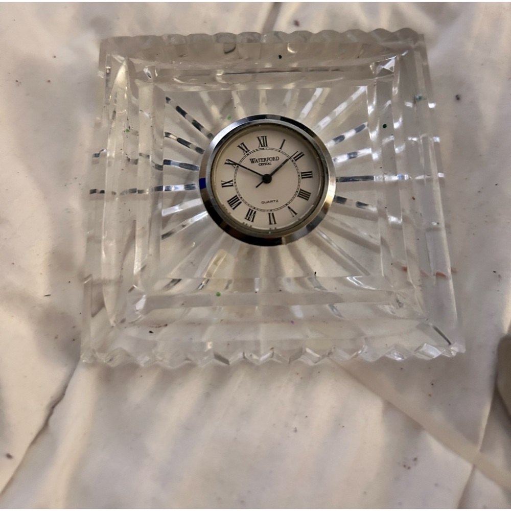 Waterford Crystal Desk Clock